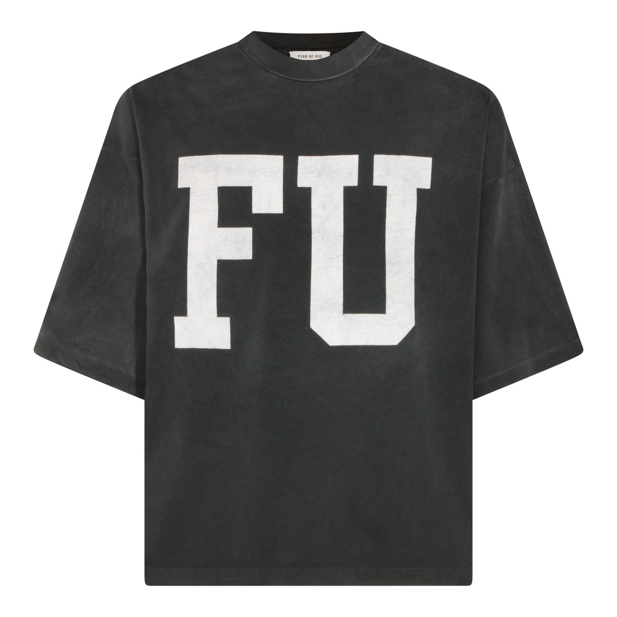 BLACK COTTON T-SHIRT