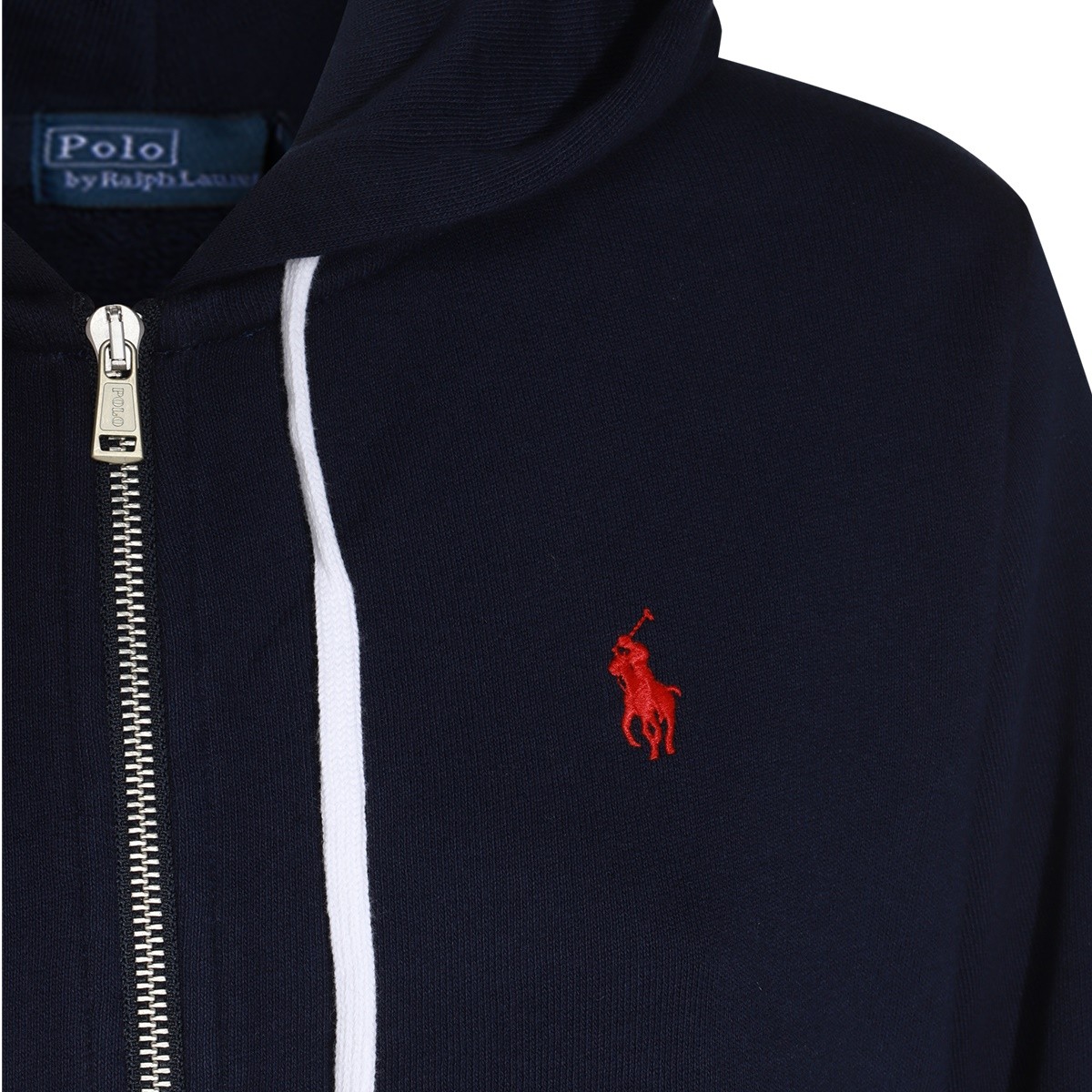 WHITE COTTON SWEATSHIRT