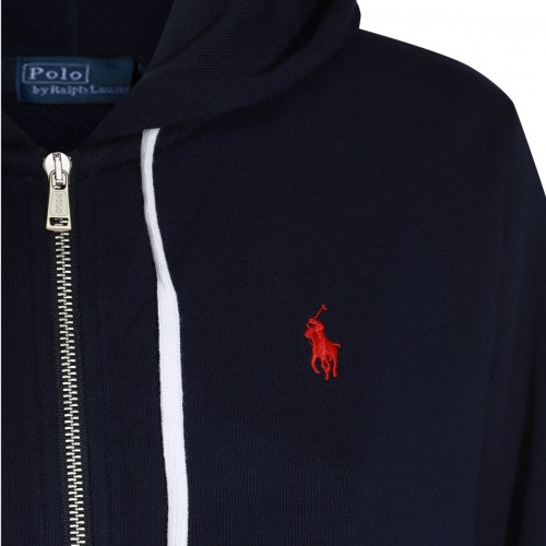 WHITE COTTON SWEATSHIRT