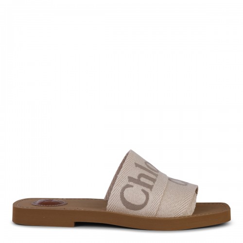 BLUSHY BEIGE CANVAS WOODY...