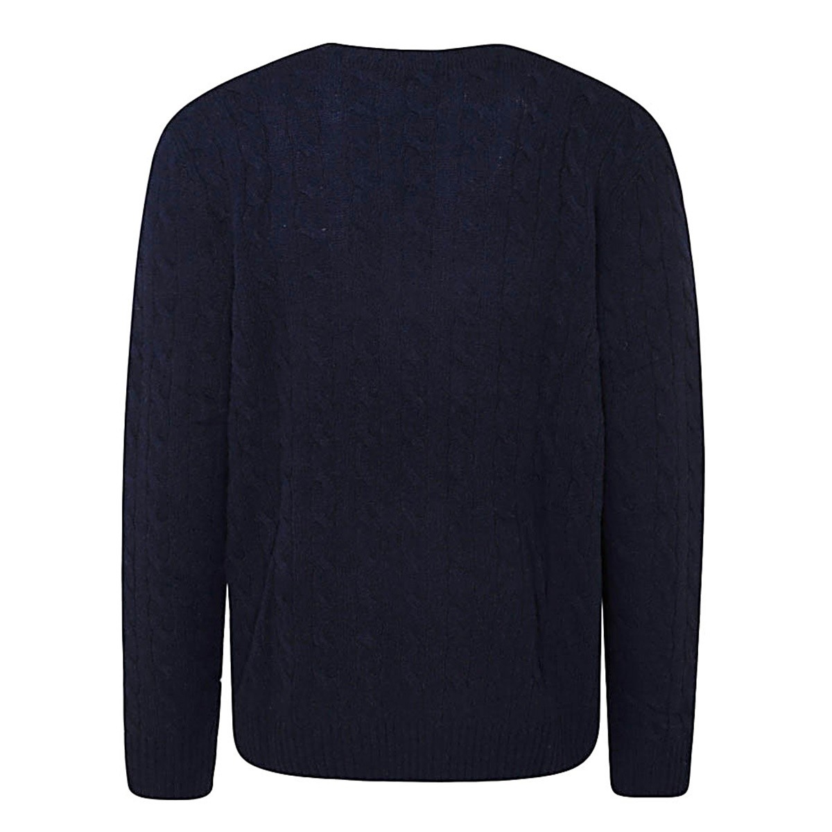 DARK BLUE WOOL KNITWEAR