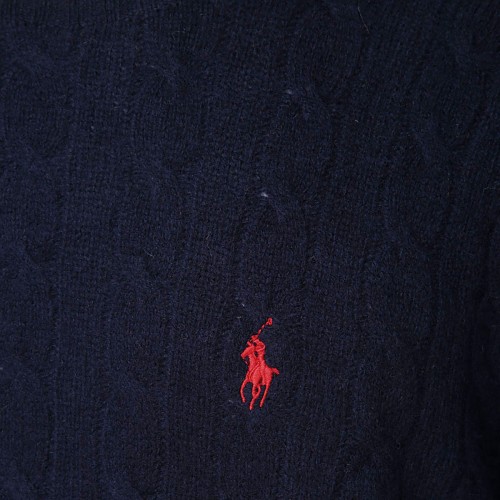 DARK BLUE WOOL KNITWEAR