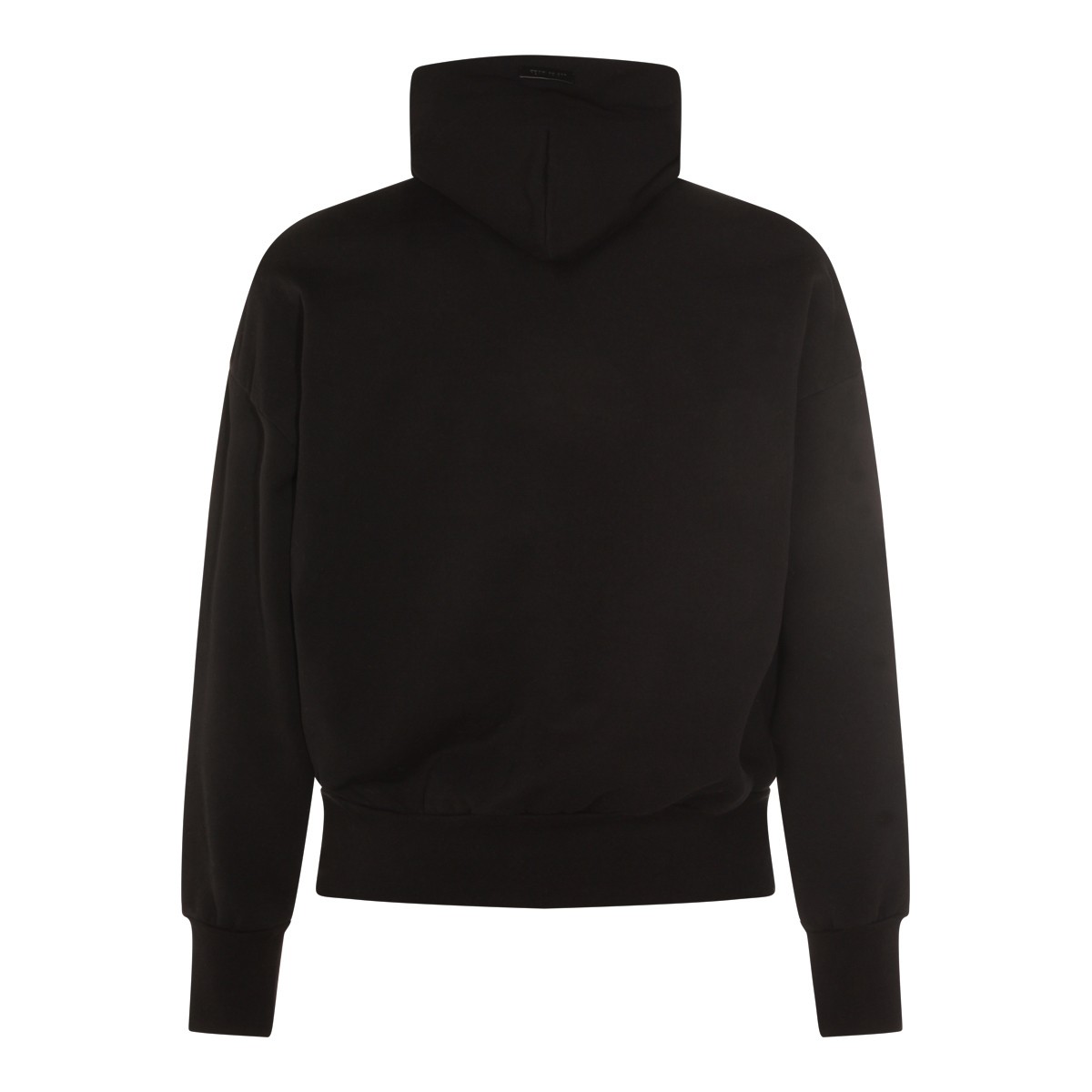 BLACK COTTON SWEATSHIRT