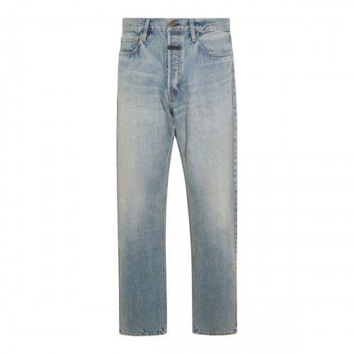 LIGHT BLUE COTTON JEANS