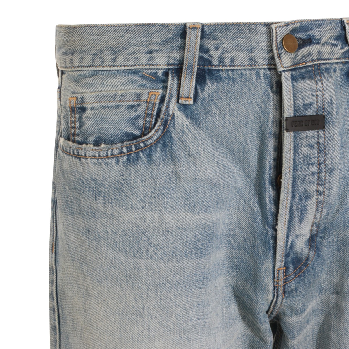 LIGHT BLUE COTTON JEANS