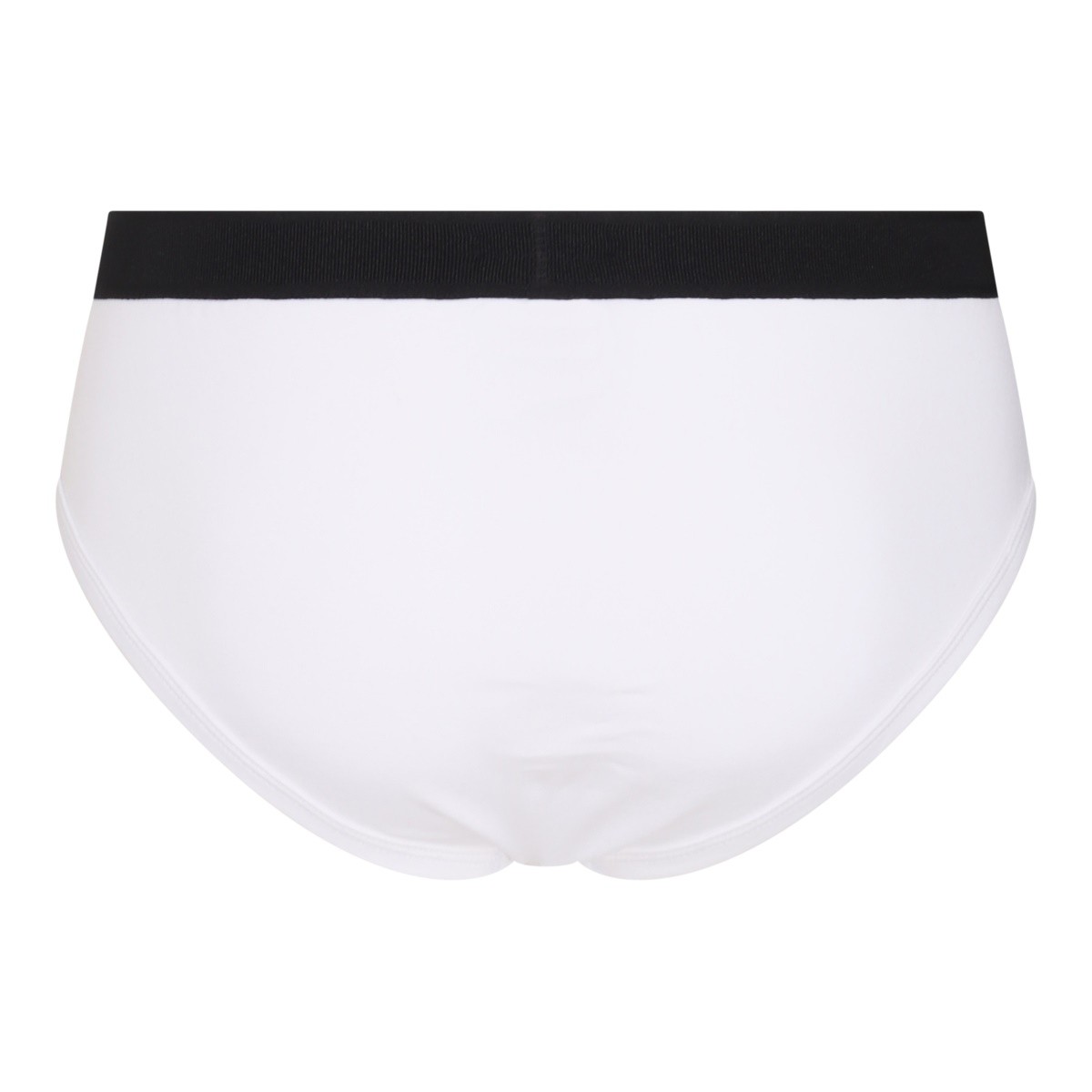 WHITE COTTON TWO-PACK BRIEFS