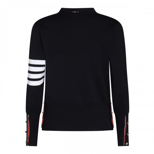 NAVY BLUE WOOL CARDIGAN 2