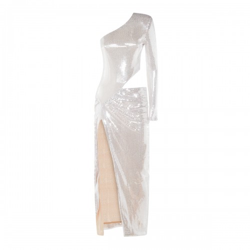 SILVER MAXI DRESS