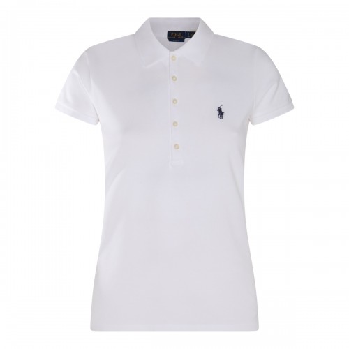 WHITE COTTON POLO SHIRT
