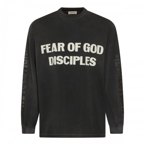 BLACK COTTON T-SHIRT