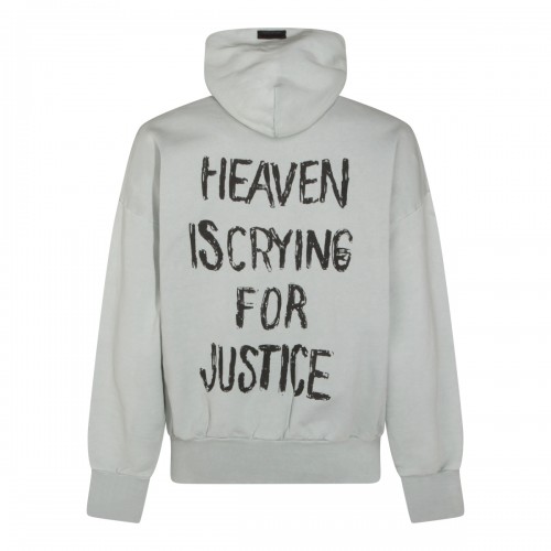 LIGHT GREY COTTON SWEATSHIRT