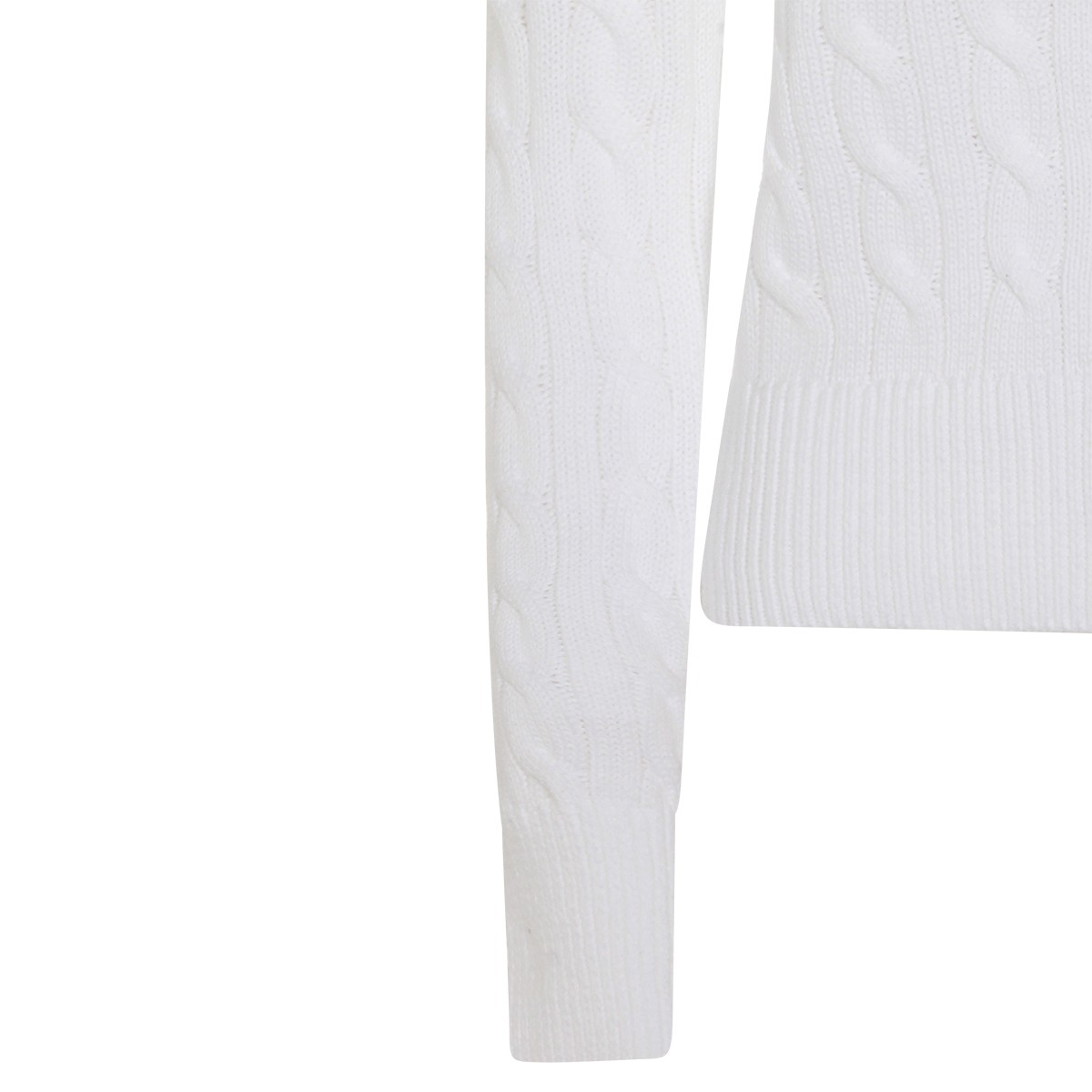 WHITE COTTON KNITWEAR