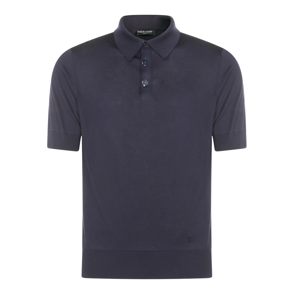 NAVY COTTON POLO SHIRT