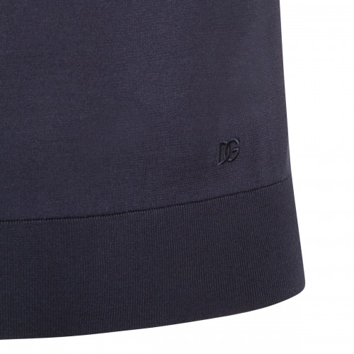 NAVY COTTON POLO SHIRT