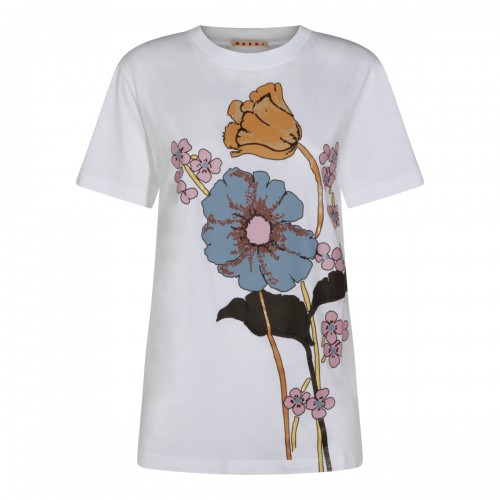 LILY WHITE COTTON T-SHIRT