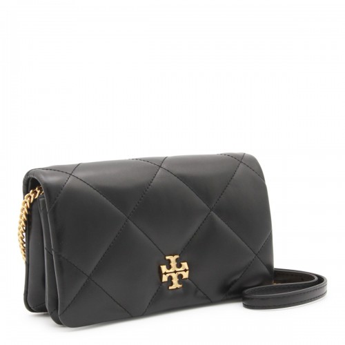 BLACK LEATHER KIRA CROSSBODY BAG