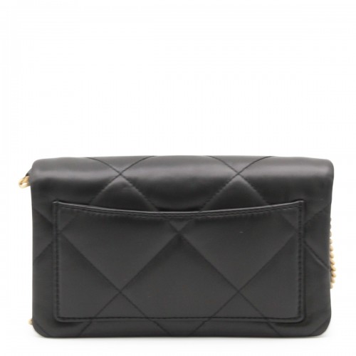 BLACK LEATHER KIRA CROSSBODY BAG