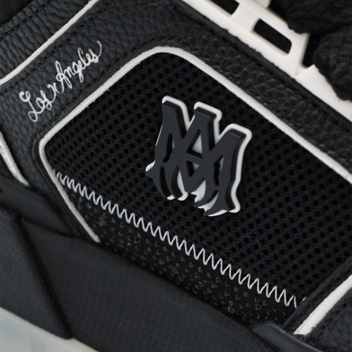 BLACK LEATHER SNEAKERS