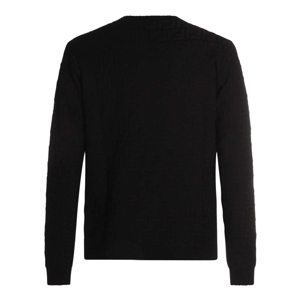 BLACK WOOL KNITWEAR