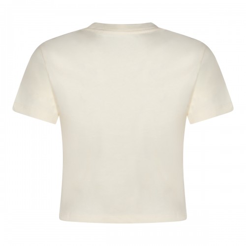 IVORY COTTON T-SHIRT