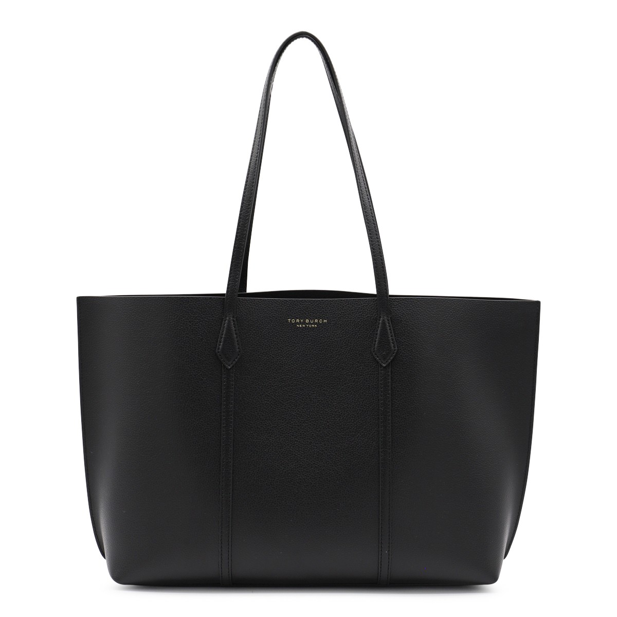 BLACK LEATHER PERRY TOTES