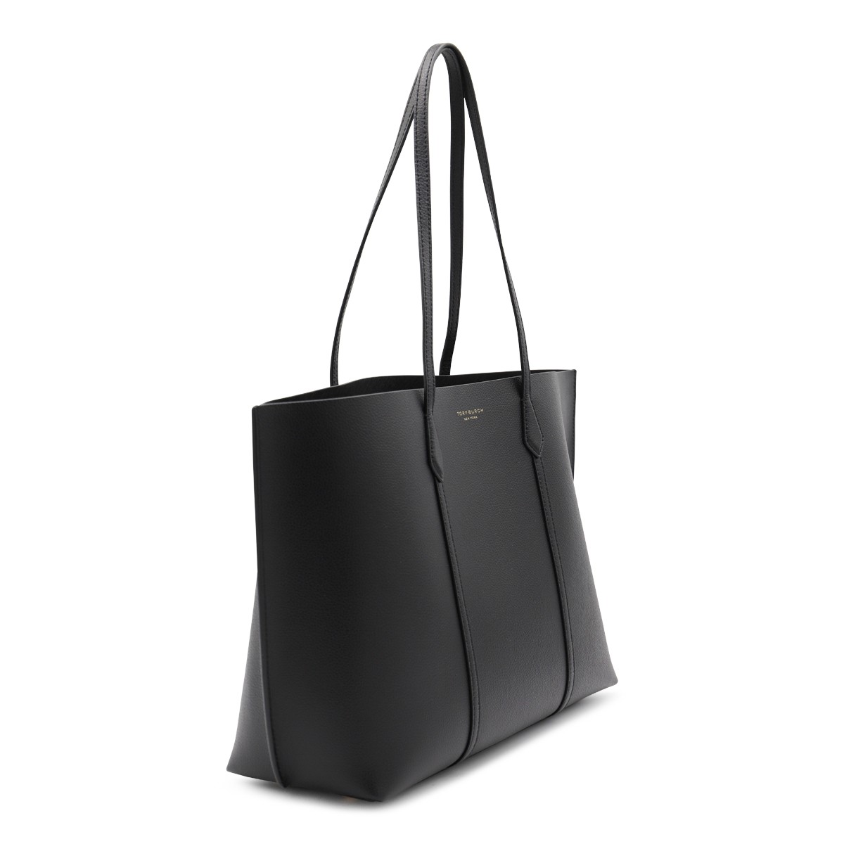 BLACK LEATHER PERRY TOTES