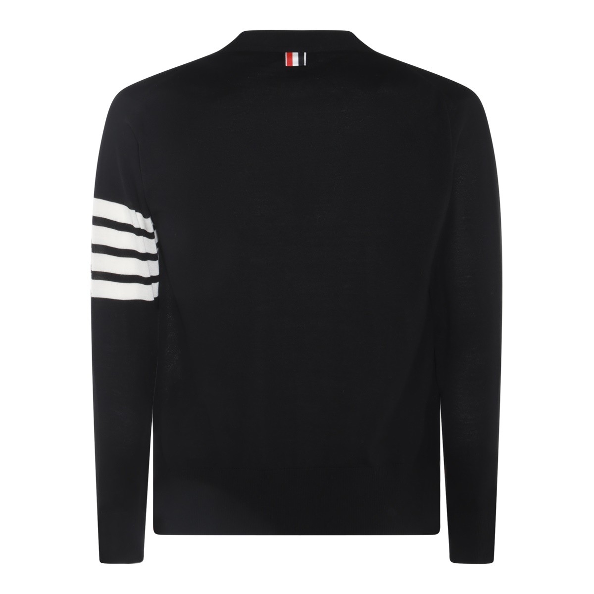 BLACK WOOL KNITWEAR