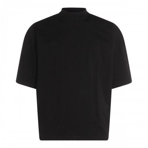 BLACK COTTON T-SHIRT