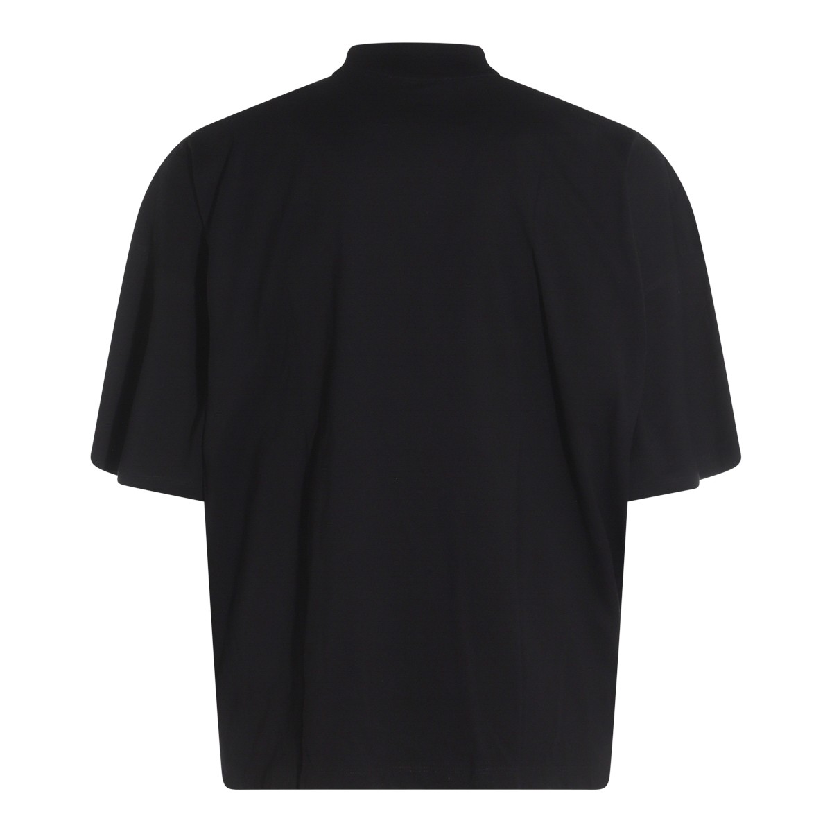 BLACK COTTON T-SHIRT