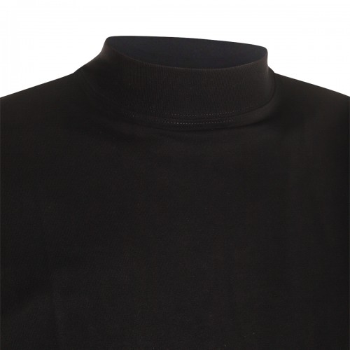 BLACK COTTON T-SHIRT