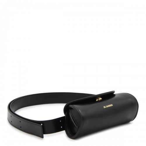 BLACK LEATHER CROSSBODY BAG 2