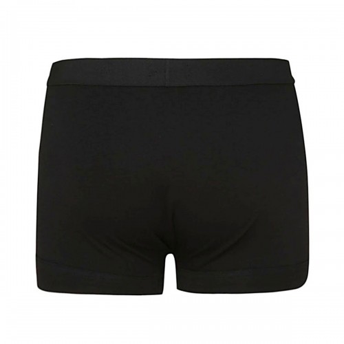 BLACK COTTON TWO-PACK BRIEFS