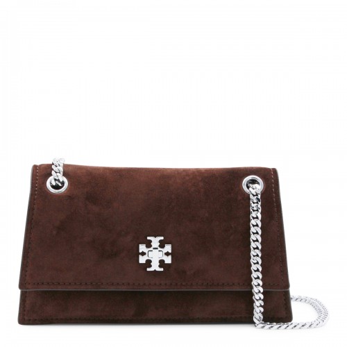 DARK COCOA LEATHER CROSSBODY BAG