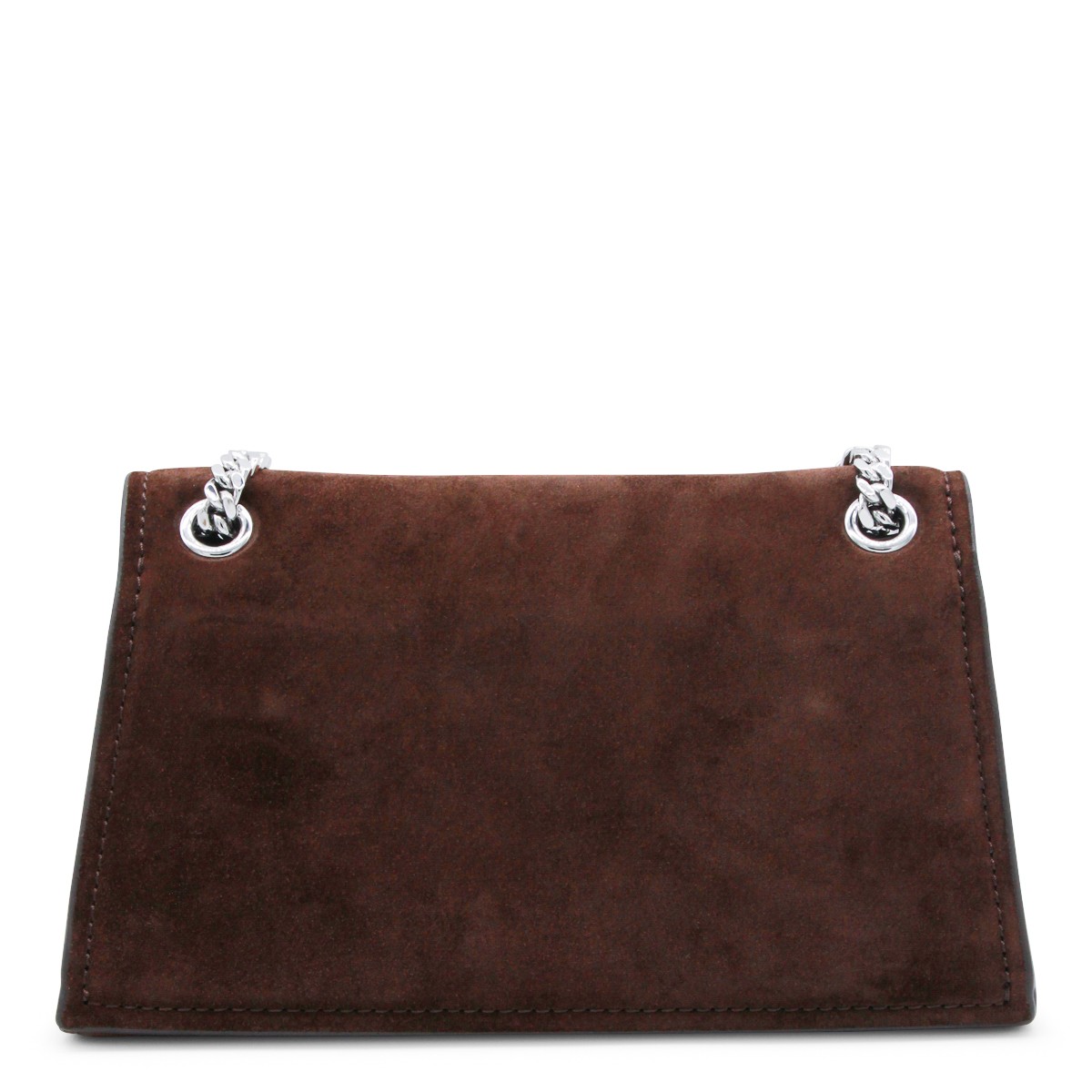 DARK COCOA LEATHER CROSSBODY BAG