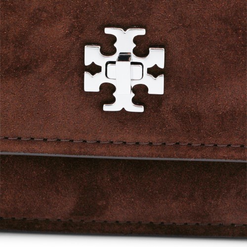 DARK COCOA LEATHER CROSSBODY BAG