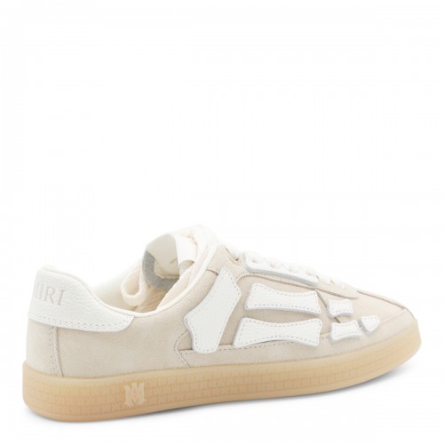 BEIGE LEATHER SNEAKERS