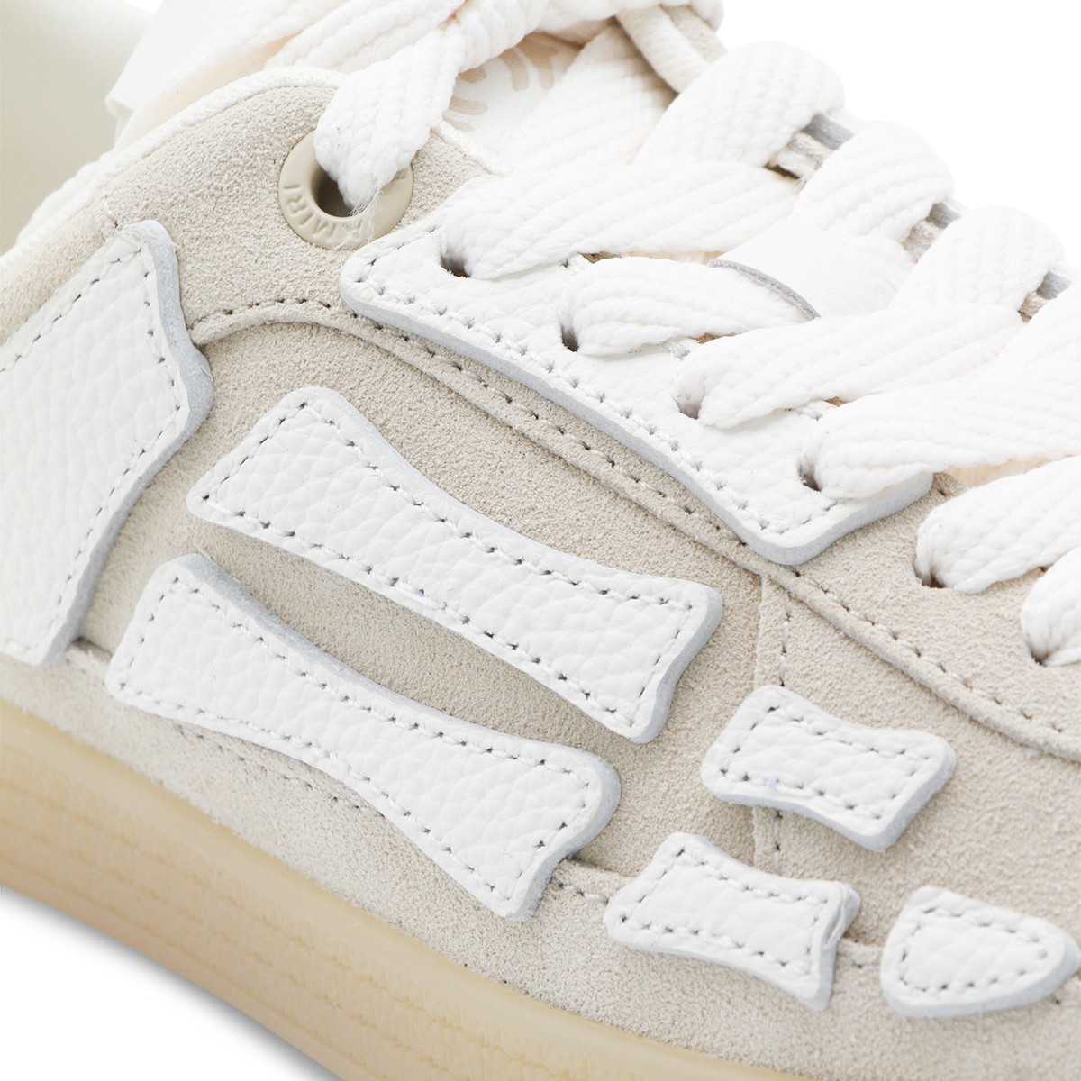 BEIGE LEATHER SNEAKERS