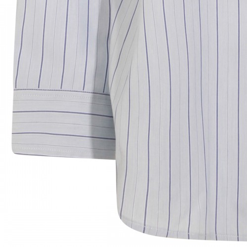 AZURE COTTON CLASSIC STRIPE SHIRT
