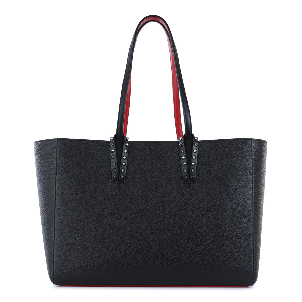 BLACK LEATHER CABATA SOFT SMALL TOTE