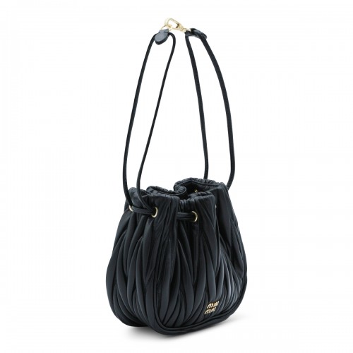BLACK LEATHER MINI BAG 2