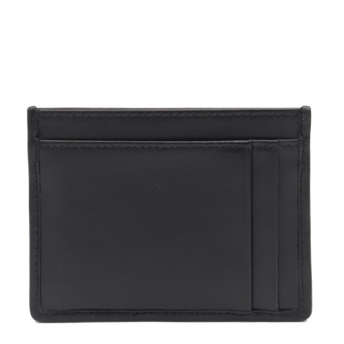 BLACK LEATHER CARD HOLDER