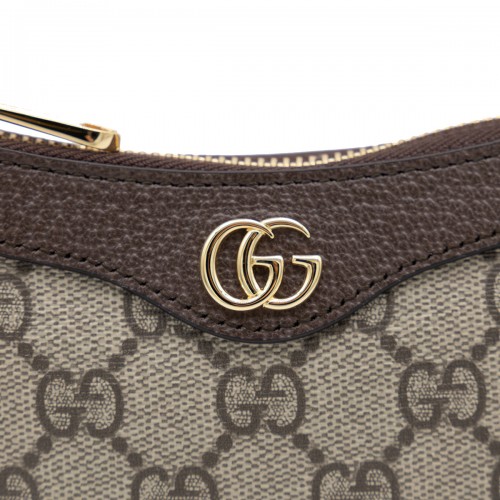 BEIGE OPHIDIA MINI BAG