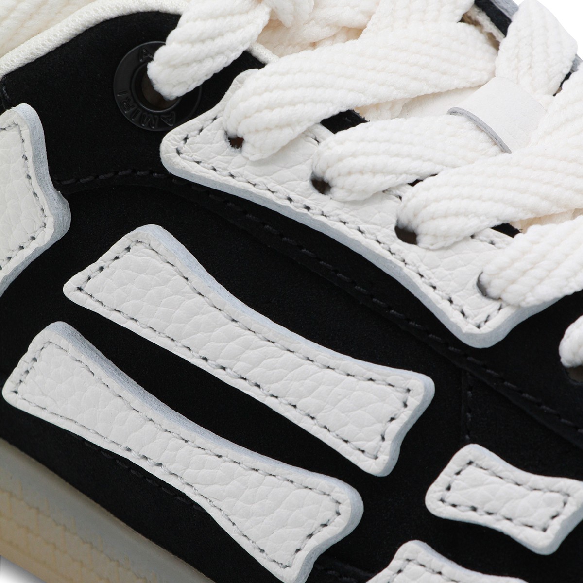 BLACK LEATHER SNEAKERS