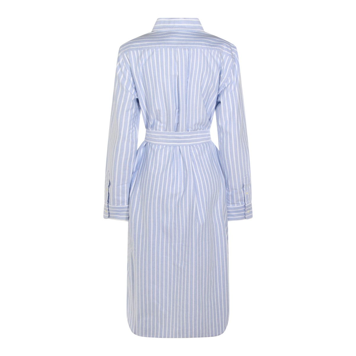 BLUE AND WHITE COTTON DRESS