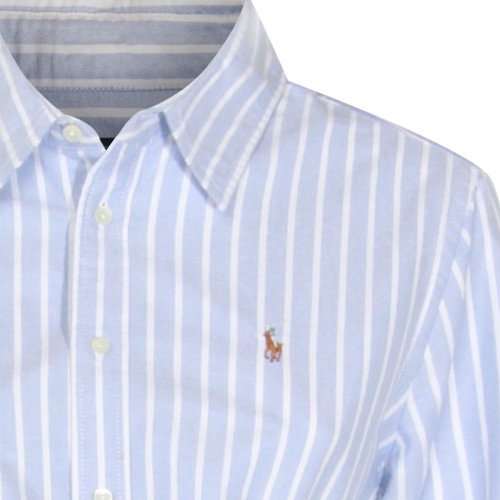 BLUE AND WHITE COTTON DRESS