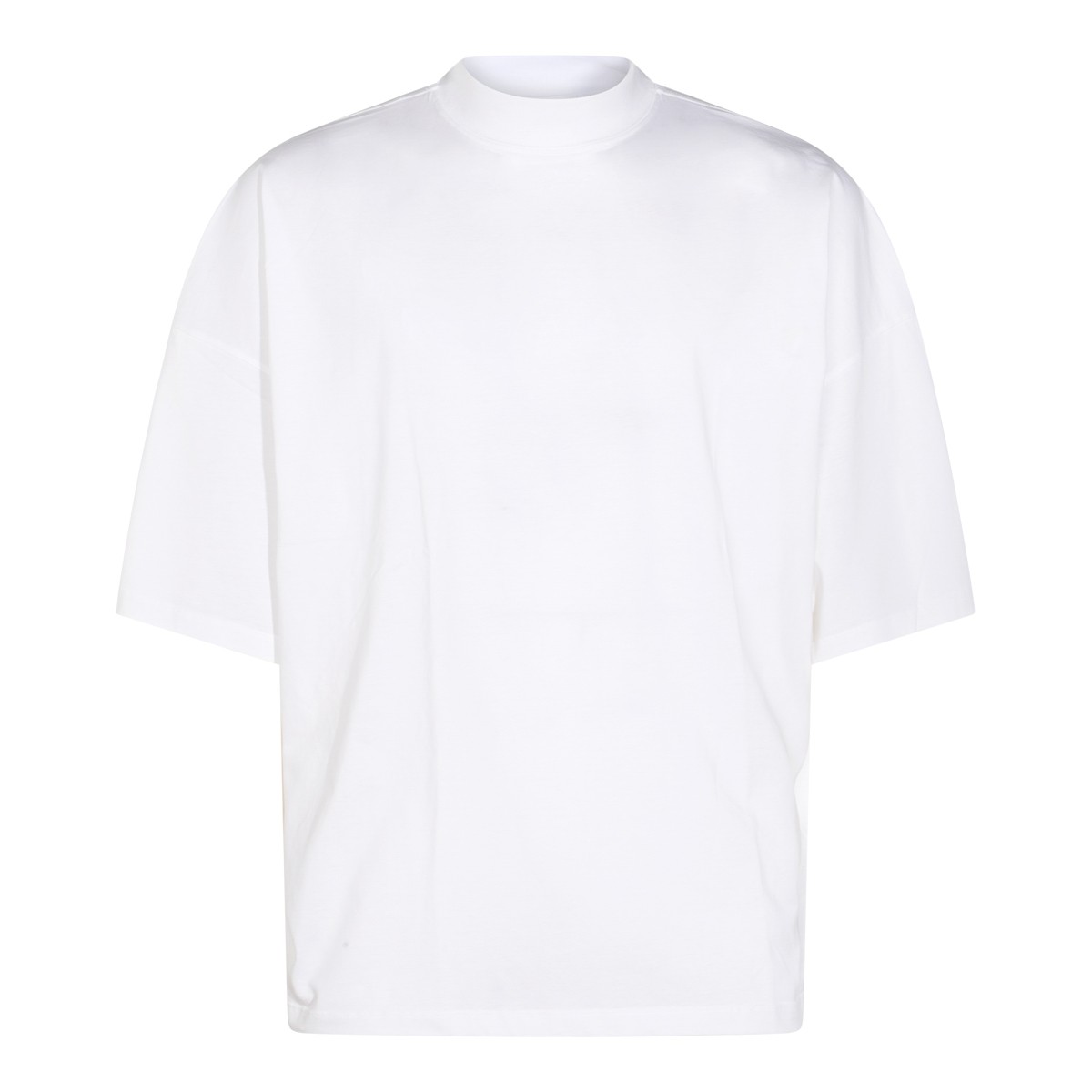WHITE COTTON T-SHIRT