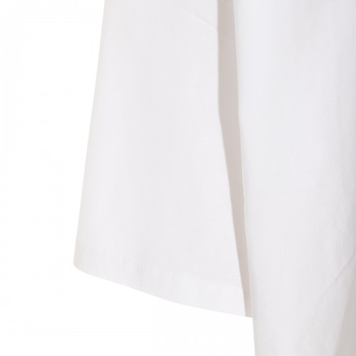 WHITE COTTON T-SHIRT