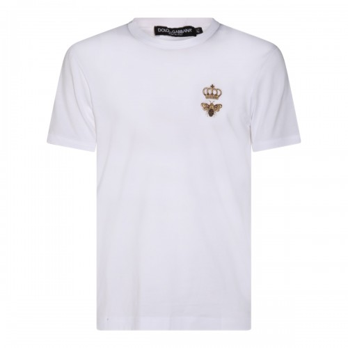 WHITE COTTON T-SHIRT