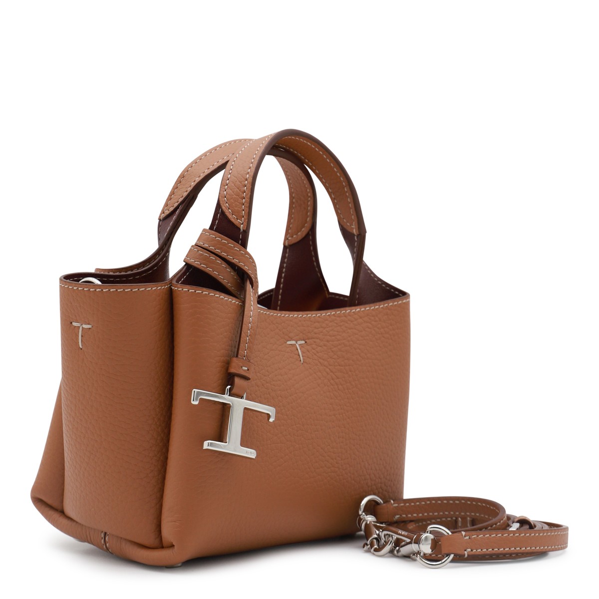 BROWN LEATHER TOTE