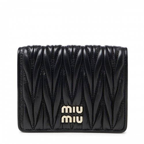 BLACK LEATHER WALLET